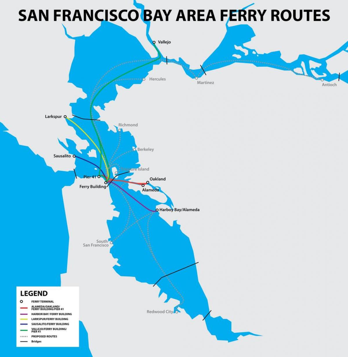 Сан Франциско бродске карте залив 