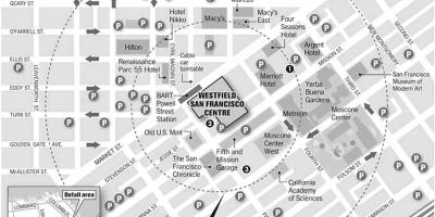 Карта Вестфилд Сан-Франциско