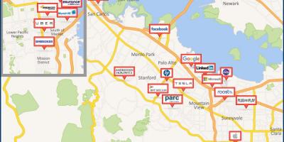 Карта Силиконска долина турнеју