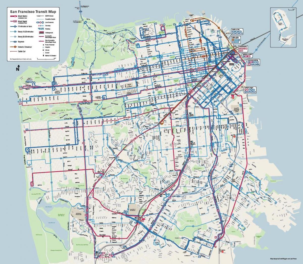 Системски гума Сан Франциску мапи