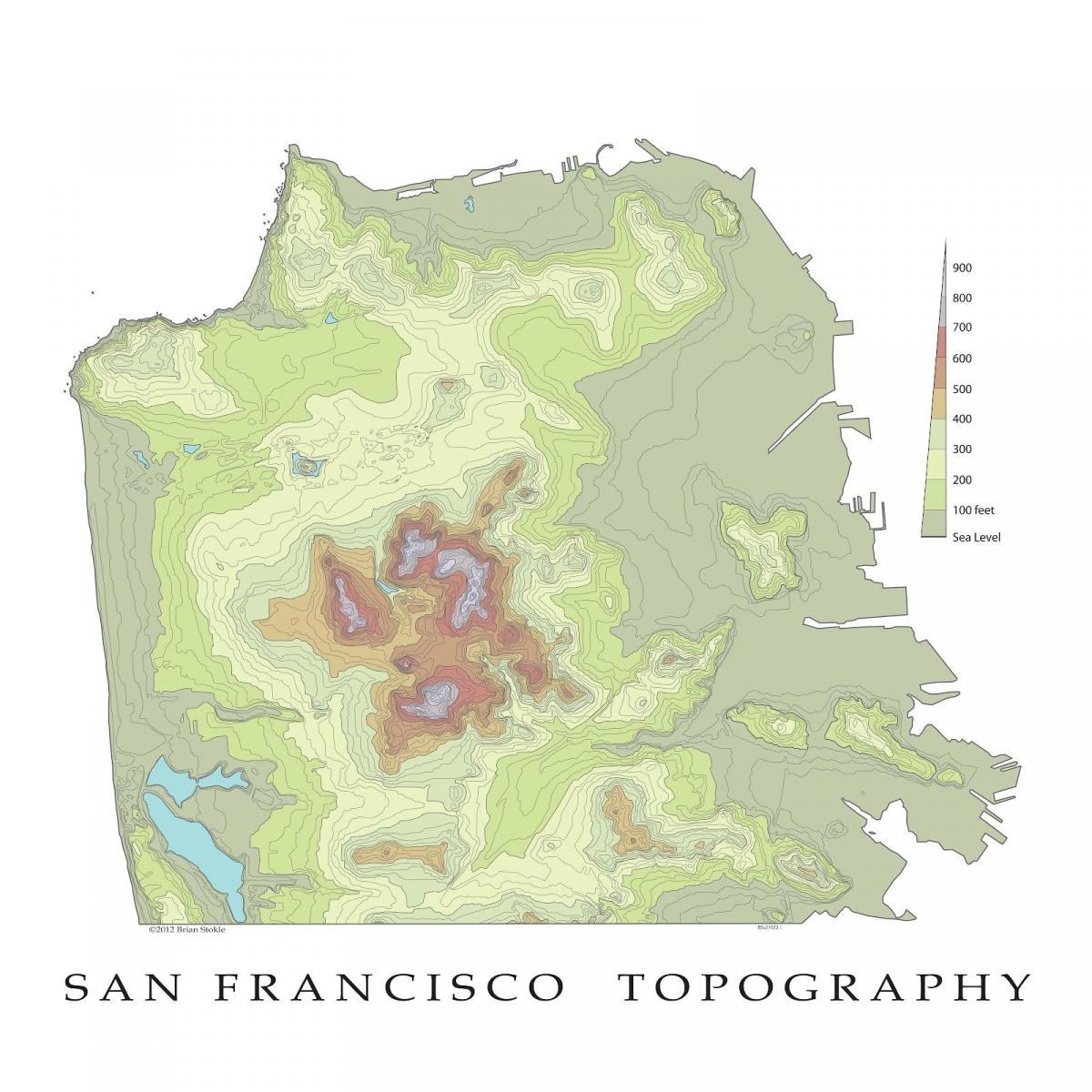 Сан Франциско топографске карте