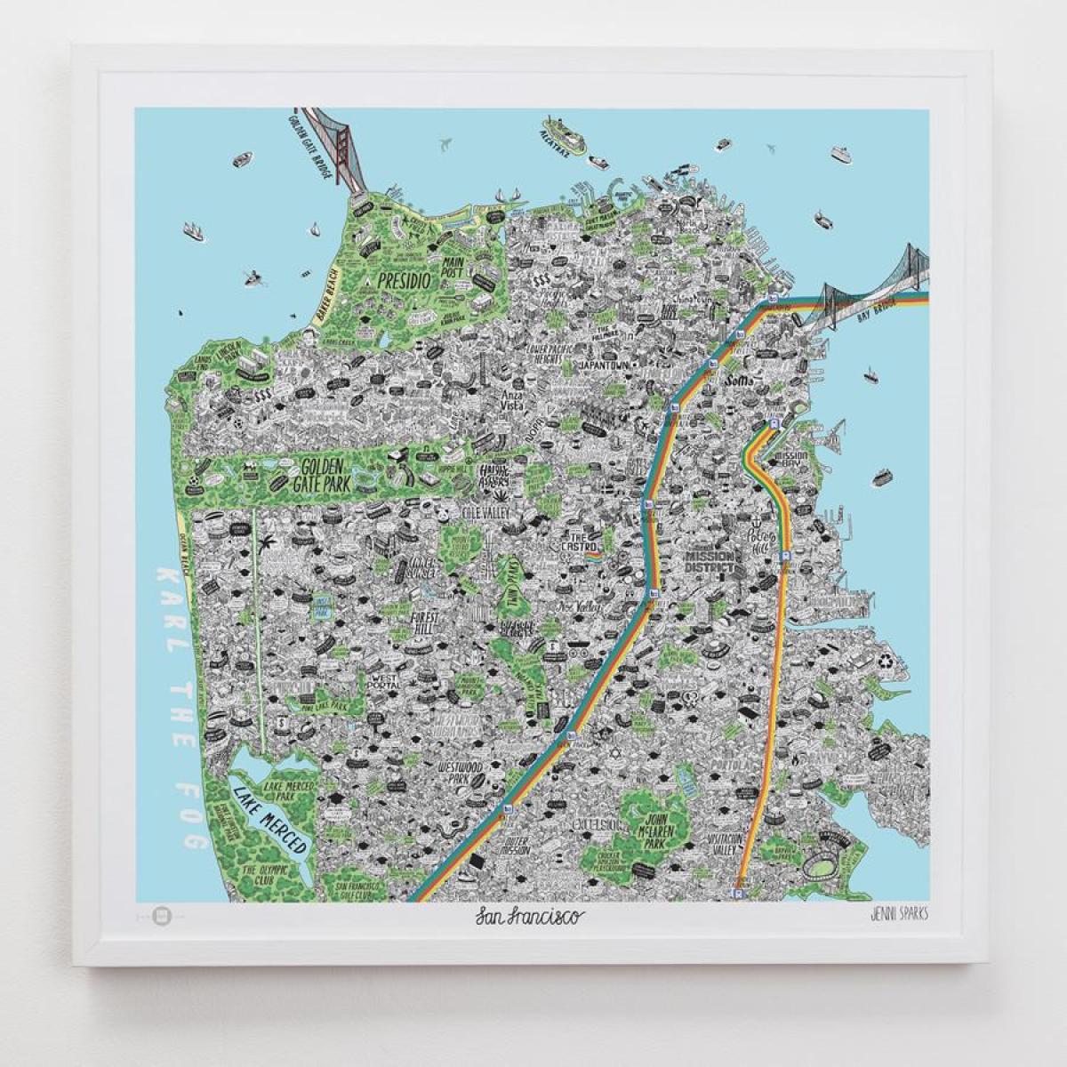 Карта Сан Франциску уметности