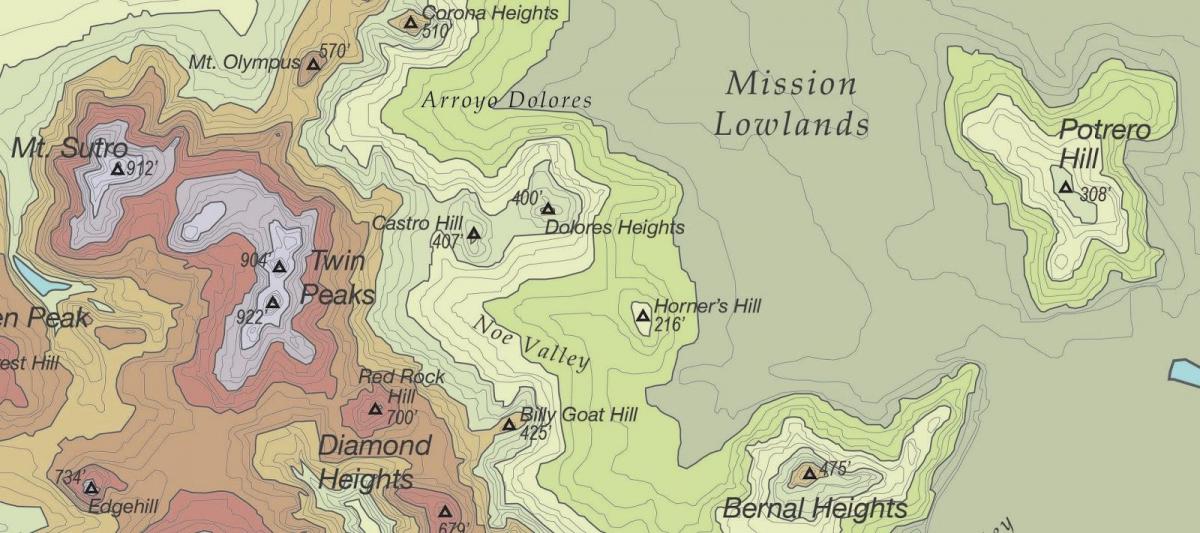 Карта мисије залива Сан франциска