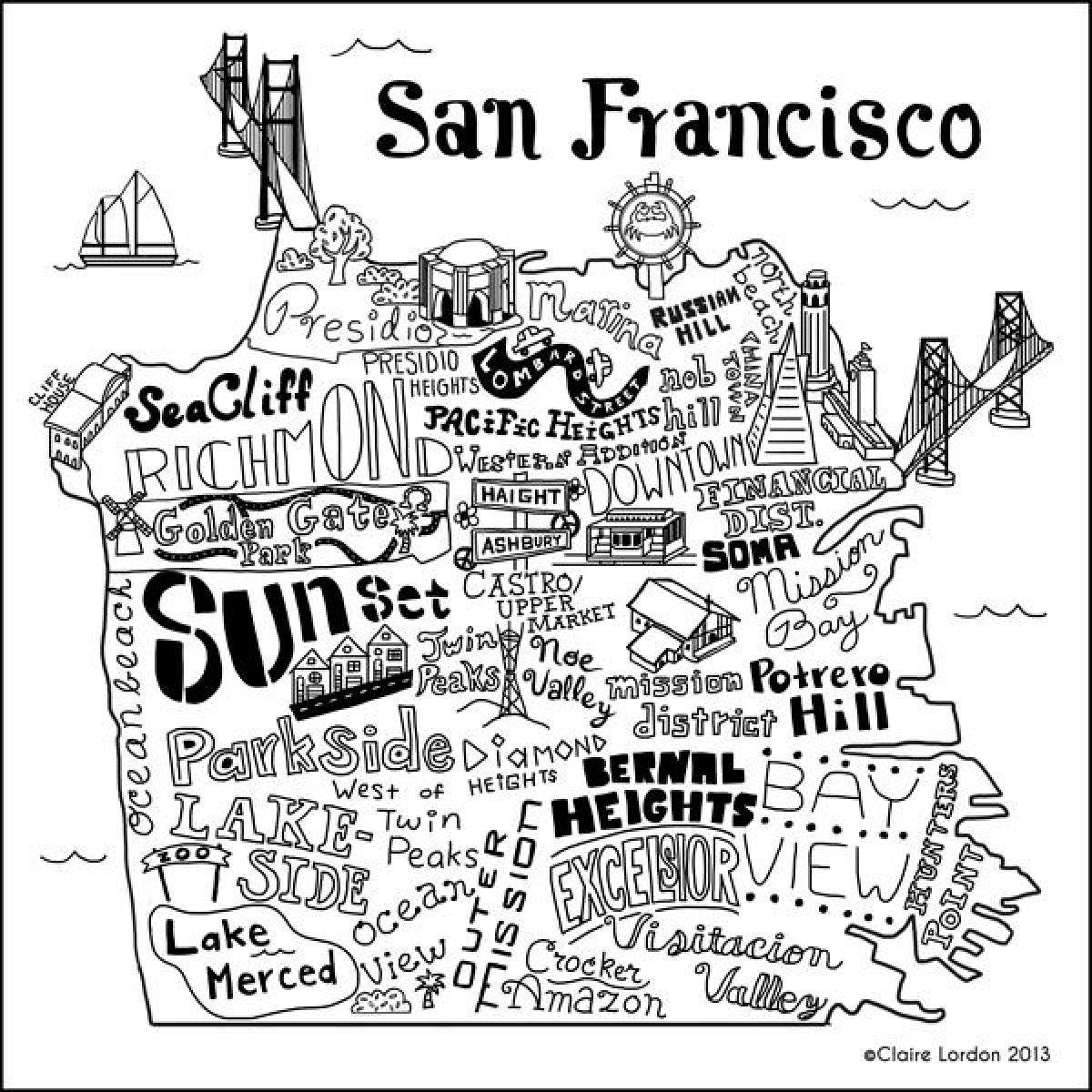 Картица продавница Сан-Франциско