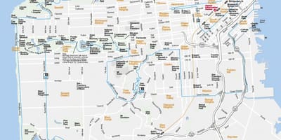 Картица атракција Сан-Франциско 