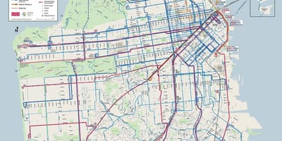 SFmta пут на мапи
