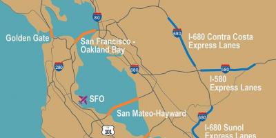Путеве у Сан Франциску мапи