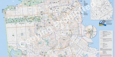 Карта Сан Франциску бицикл