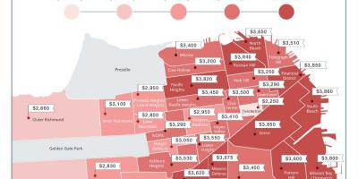 Цене у Сан Франциску закуп мапи
