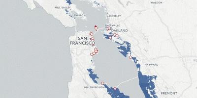 Карта Сан Франциску поплаве