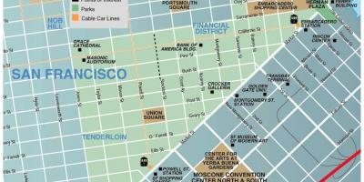 Карта тргу Унион-Сан-Франциско
